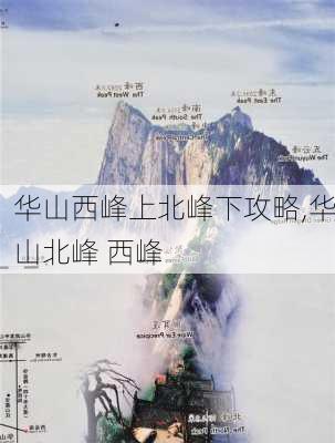 华山西峰上北峰下攻略,华山北峰 西峰