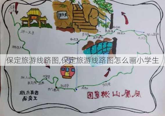 保定旅游线路图,保定旅游线路图怎么画小学生