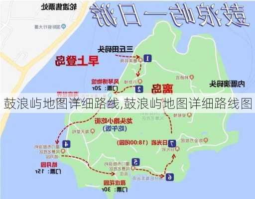 鼓浪屿地图详细路线,鼓浪屿地图详细路线图