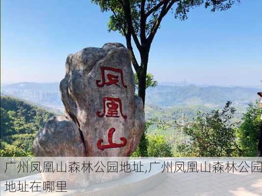 广州凤凰山森林公园地址,广州凤凰山森林公园地址在哪里