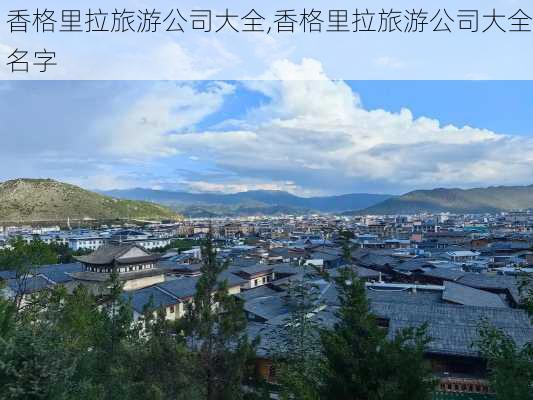 香格里拉旅游公司大全,香格里拉旅游公司大全名字