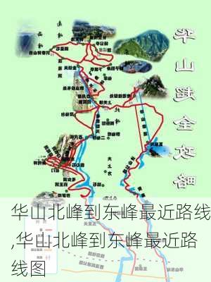 华山北峰到东峰最近路线,华山北峰到东峰最近路线图