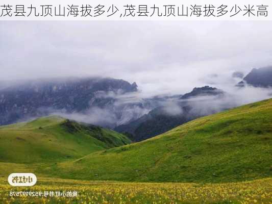 茂县九顶山海拔多少,茂县九顶山海拔多少米高