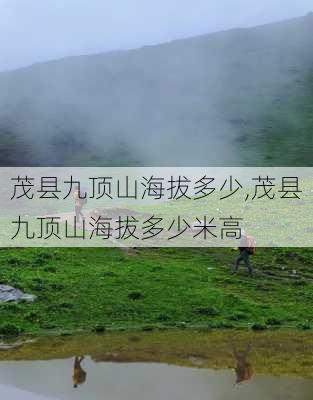 茂县九顶山海拔多少,茂县九顶山海拔多少米高