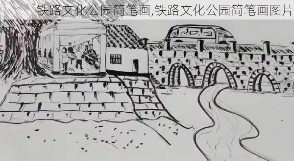 铁路文化公园简笔画,铁路文化公园简笔画图片