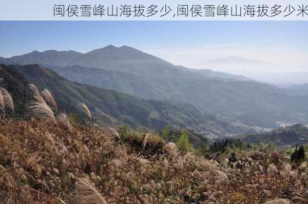 闽侯雪峰山海拔多少,闽侯雪峰山海拔多少米