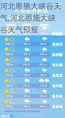 河北恩施大峡谷天气,河北恩施大峡谷天气预报