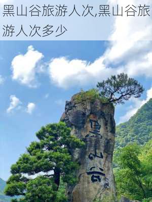 黑山谷旅游人次,黑山谷旅游人次多少