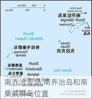 南乔治亚岛,南乔治岛和南桑威群岛位置