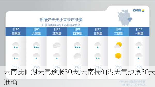 云南抚仙湖天气预报30天,云南抚仙湖天气预报30天准确