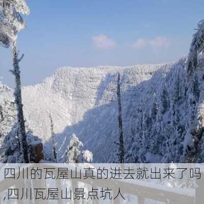 四川的瓦屋山真的进去就出来了吗,四川瓦屋山景点坑人