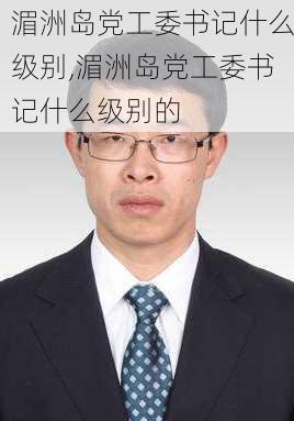 湄洲岛党工委书记什么级别,湄洲岛党工委书记什么级别的