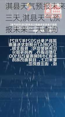 淇县天气预报未来三天,淇县天气预报未来三天查询