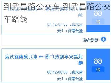 到武昌路公交车,到武昌路公交车路线