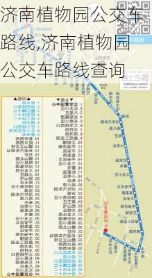 济南植物园公交车路线,济南植物园公交车路线查询