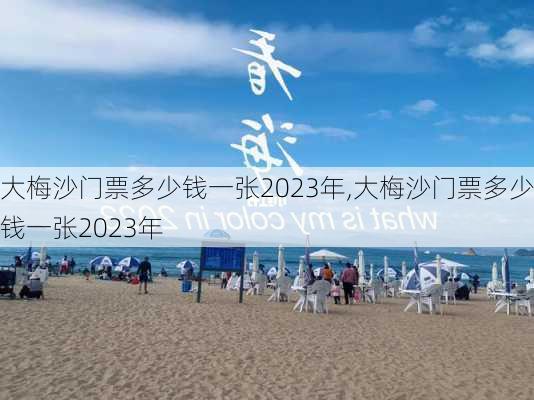 大梅沙门票多少钱一张2023年,大梅沙门票多少钱一张2023年