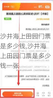 沙井海上田园门票是多少钱,沙井海上田园门票是多少钱一张