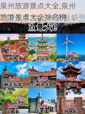 泉州旅游景点大全,泉州旅游景点大全排名榜