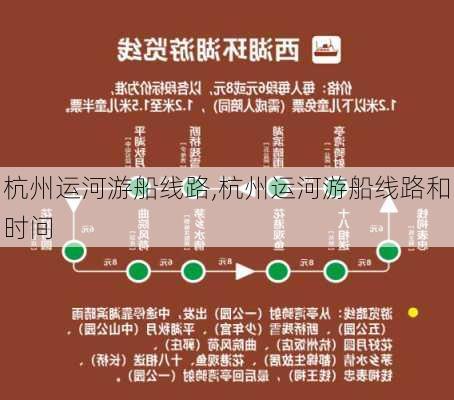 杭州运河游船线路,杭州运河游船线路和时间