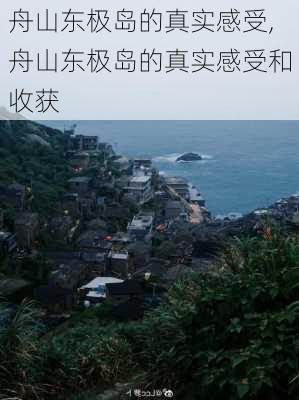 舟山东极岛的真实感受,舟山东极岛的真实感受和收获