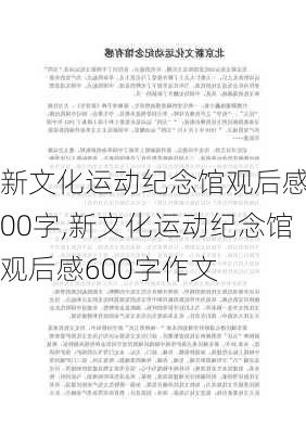 新文化运动纪念馆观后感600字,新文化运动纪念馆观后感600字作文