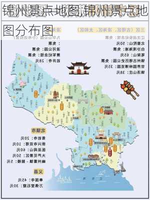 锦州景点地图,锦州景点地图分布图