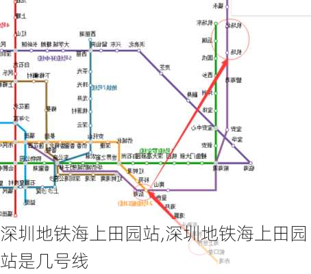 深圳地铁海上田园站,深圳地铁海上田园站是几号线