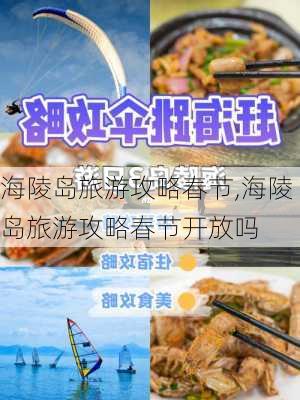 海陵岛旅游攻略春节,海陵岛旅游攻略春节开放吗