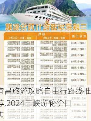 宜昌旅游攻略自由行路线推荐,2024三峡游轮价目表