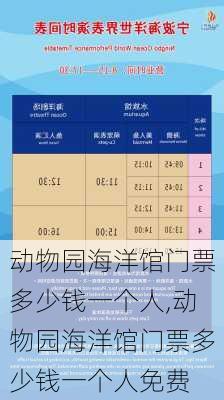 动物园海洋馆门票多少钱一个人,动物园海洋馆门票多少钱一个人免费