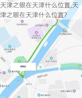 天津之眼在天津什么位置,天津之眼在天津什么位置?