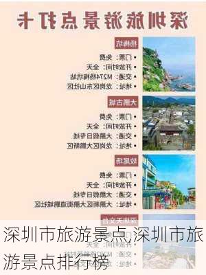 深圳市旅游景点,深圳市旅游景点排行榜