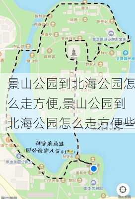 景山公园到北海公园怎么走方便,景山公园到北海公园怎么走方便些