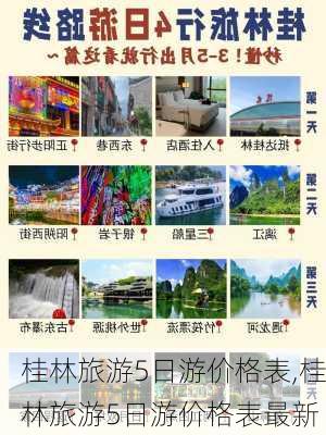 桂林旅游5日游价格表,桂林旅游5日游价格表最新