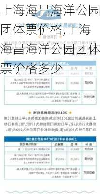 上海海昌海洋公园团体票价格,上海海昌海洋公园团体票价格多少