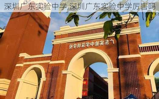 深圳广东实验中学,深圳广东实验中学厉害吗