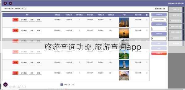 旅游查询功略,旅游查询app