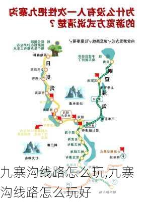 九寨沟线路怎么玩,九寨沟线路怎么玩好