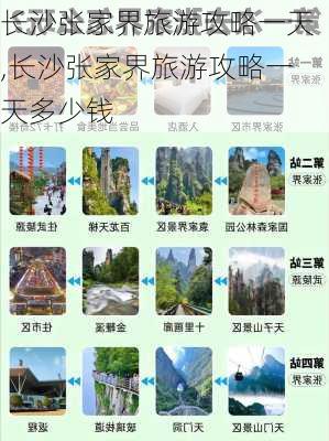 长沙张家界旅游攻略一天,长沙张家界旅游攻略一天多少钱