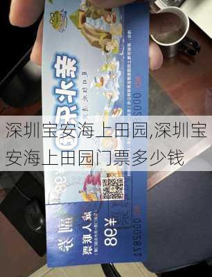 深圳宝安海上田园,深圳宝安海上田园门票多少钱