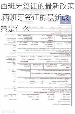 西班牙签证的最新政策,西班牙签证的最新政策是什么