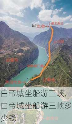 白帝城坐船游三峡,白帝城坐船游三峡多少钱