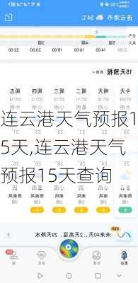 连云港天气预报15天,连云港天气预报15天查询