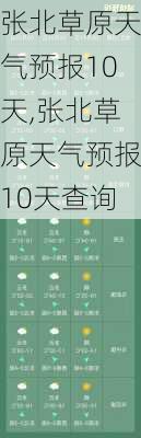 张北草原天气预报10天,张北草原天气预报10天查询