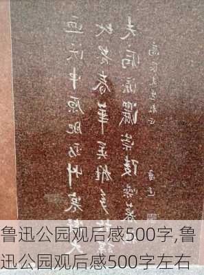 鲁迅公园观后感500字,鲁迅公园观后感500字左右