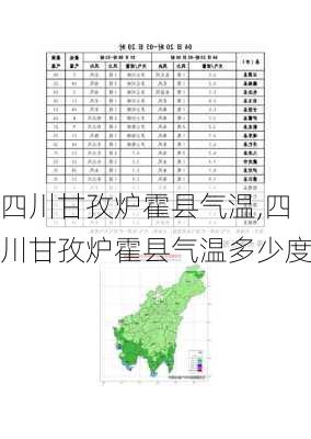 四川甘孜炉霍县气温,四川甘孜炉霍县气温多少度