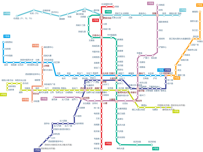 西安乐华欢乐世界地铁路线,西安乐华欢乐世界地铁路线图